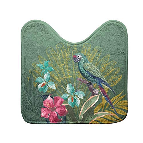 Douceur d'Intérieur Dywanik do WC, 45 x 45 cm, mikrofibra, zadrukowany equatorialnymi miejscami. - obrazek 3