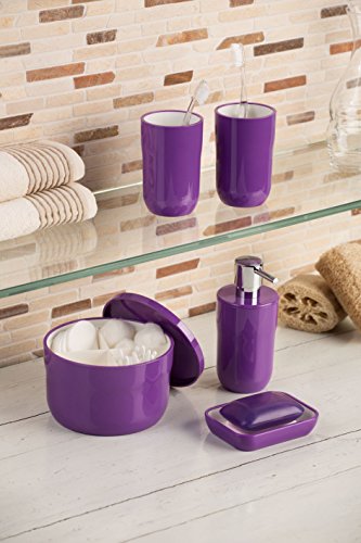 Spirella Organizer na kosmetyki "Cocco" z indywidualnie regulowanymi przegródkami, pudełko do przechowywania kosmetyków i biżuterii 15 x 9 cm z pokrywką zielony - obrazek 4