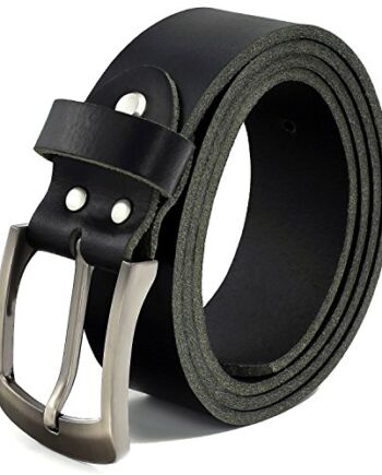 Fa.Volmer ® Pasek męski skórzany pasek ze skóry bawolej dla mężczyzn,