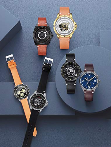 BINLUN Paski do Zegarków z Prawdziwej Skóry Quick Release Wymiana Skór - obrazek 2