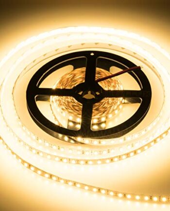 Brollux Taśma Profi LED, 6000 lumenów, ciepła biel, 24 V, 600 diod LED, 5 m paska, pas, listwa LED, taśma LED, samoprzylepna, jasna, mocna, możliwość ściemniania