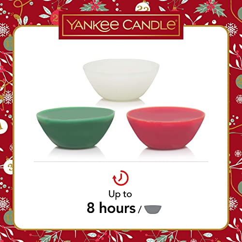 Yankee Candle zestaw upominkowy - 3 pachnące woski do topienia, 1 podgrzewacz i 1 bezwonna świeczka, kolekcja Countdown to Christmas - obrazek 6
