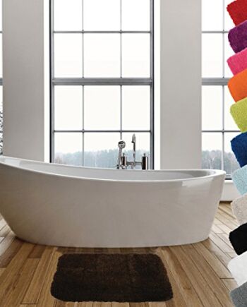 MSV 140873 mata łazienkowa, z mikrofibry, puszysta, 50 x 70 cm, kolor