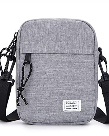 Mała torba na ramię dla mężczyzn, torba męska do zawieszenia, mała, wodoszczelna kieszeń na zamek błyskawiczny, torba na ramię, kabura męska na telefon komórkowy z paskiem na ramię, portfel, torebka