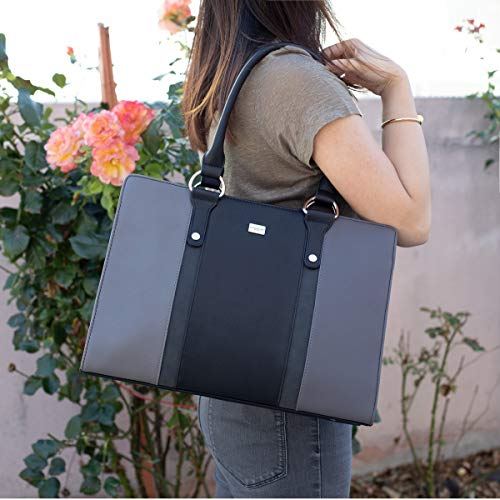 David Jones - Damska Duża Torebka - Torba Tote Shopper Skórzana PU - K - obrazek 7