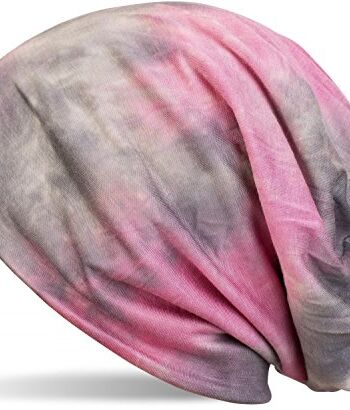 styleBREAKER czapka beanie z wzorem batiku, styl vintage, slouch Longbeanie, unisex 04024081