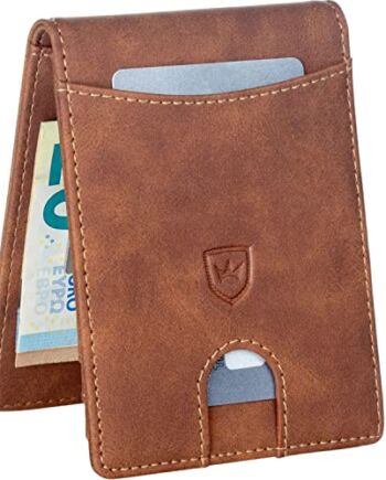 Kronenschein® - Portfel męski z klipsem na pieniądze - portfel RFID -