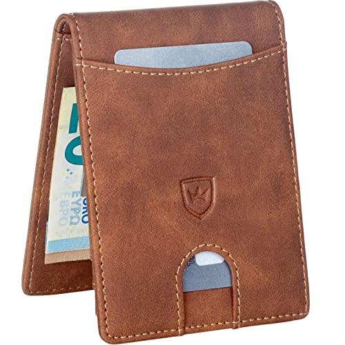 Kronenschein® - Portfel męski z klipsem na pieniądze - portfel RFID -