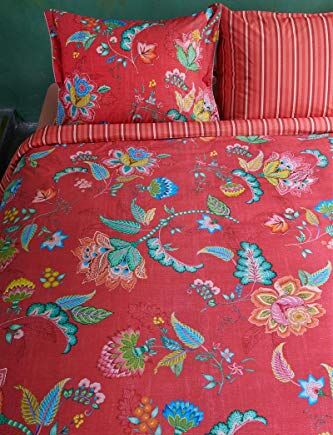 Pip Studio poduszka kwadratowa Jambo Flower | czerwona - 45 x 45