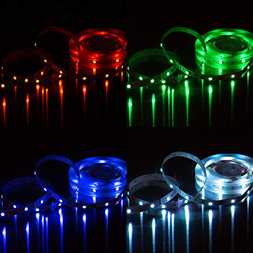 Briloner Leuchten taśma 5 m, samoprzylepna, 150 x RGB, taśma świetlna, wąż świetlny, taśma LED, plastik, 0,16 W, biała, 500 x 1 x 0,3 cm - obrazek 6