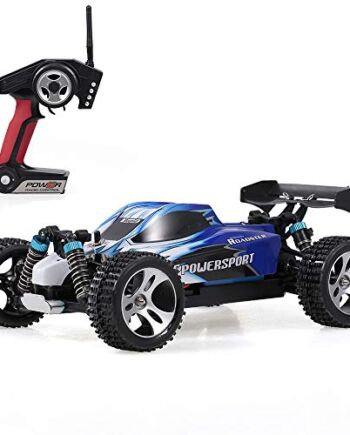 GoolRC A959 zdalnie sterowany samochód RC auto 1/18 01h18 skala 2.4G 4WD RTR WLtoys Off-Road Buggy RC auto niebieskie