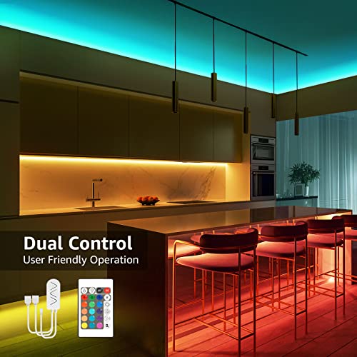 Lepro MagicColor taśma LED 5 m, łańcuch świetlny z pilotem zdalnego st - obrazek 2