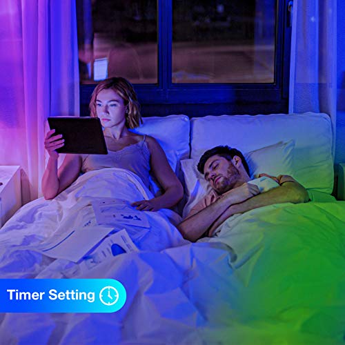 WOANWAY taśma LED do telewizorów LED, 2 m, pilot zdalnego sterowania z 44 przyciskami i synchronizacja z muzyką, do ekranów HDTV/TV o przekątnej 40-60 cali - obrazek 3