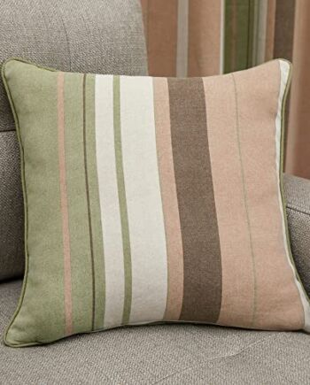 Fusion - Whitworth - Poduszka wypełniona 100% bawełną - 43 x 43 cm w kolorze zielonym