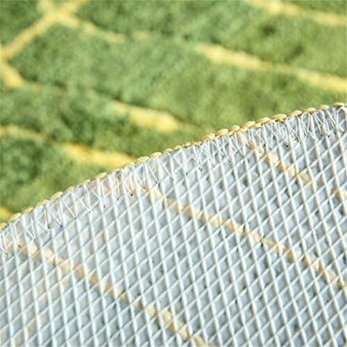 JameStyle26 Mata łazienkowa, antypoślizgowy dywanik pod prysznic, zielony liść, palma, mata prysznicowa, szybkoschnąca, mata kuchenna (45 x 120 cm) - obrazek 4