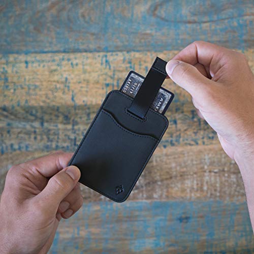 Portfel - wąski i minimalistyczny męski portfel na karty - blokowanie - obrazek 5