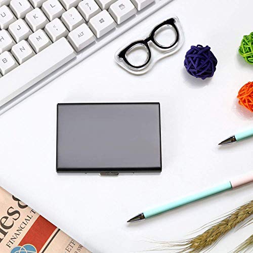 Vicloon Metalowy portfel na karty,ultra cienkie, aluminiowe, metalowe - obrazek 3