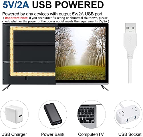 PAUTIX Taśma LED COB USB 5V zimna biel 2m 640LED 6000K,możliwość ściem - obrazek 4