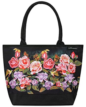 VON LILIENFELD Torebka damska ogród różany Shopper Wymiary L42 x H30 x