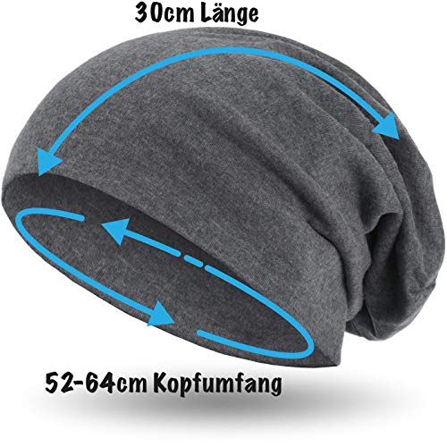 style3 Czapka typu Slouch Beanie, rozmiar XXL, ciepła, jesienno-zimowa - obrazek 3