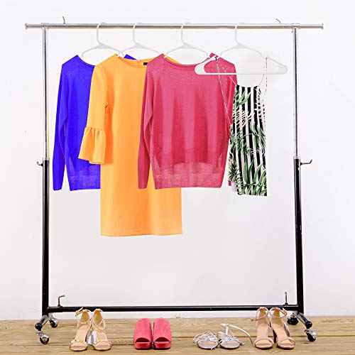 Utopia Home Wieszaki z tworzywa sztucznego, oszczędzające miejsce wies - obrazek 2