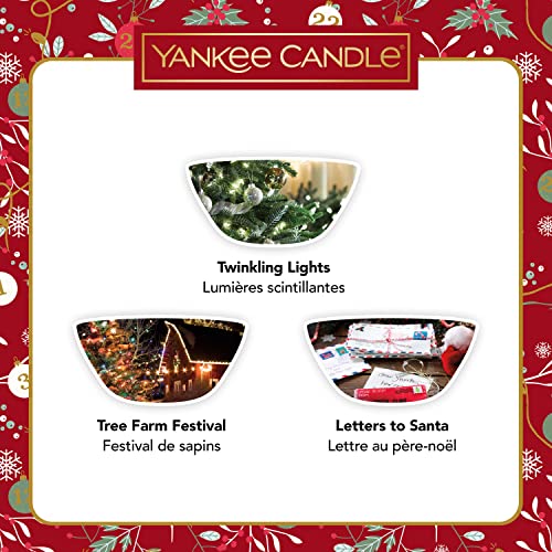 Yankee Candle zestaw upominkowy - 3 pachnące woski do topienia, 1 podgrzewacz i 1 bezwonna świeczka, kolekcja Countdown to Christmas - obrazek 5