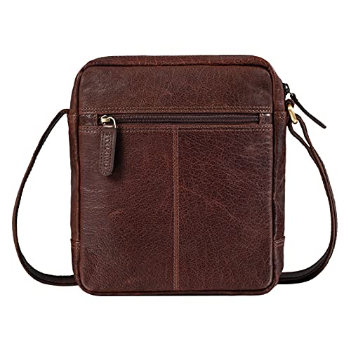 STILORD 'Jamie' skórzana torba mêska torba na ramiê ma³a Vintage Messe - obrazek 4