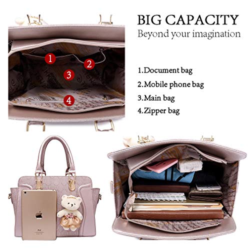 Pahajim Mode handtassen voor Vrouwen Lager Schooltas Met Kleine Portem - obrazek 3