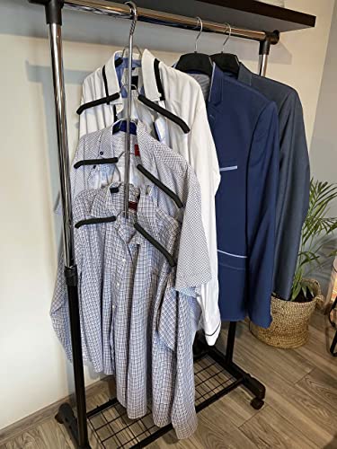 BJARKE Metalowy wieszak na 6 koszul JYSK - obrazek 4