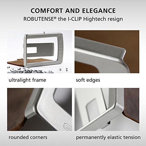 I-CLIP Original Slim Wallet skórzany portfel - portfel Premium - portf - obrazek 4