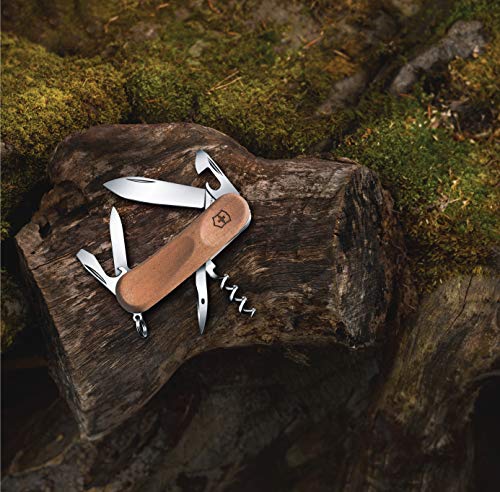 Victorinox Holz Taschenmesser Evolution Wood 10 (11 Funktionen, Nussba - obrazek 2