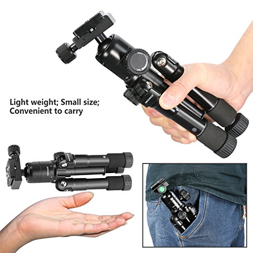 Neewer 10089287 Ministatyw i Torba, 50 cm Czarny - obrazek 3