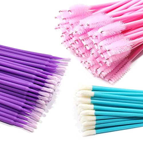 150 sztuk jednorazowych sztyftów do tuszu do rzęs, pędzle do ust i mik - obrazek 6