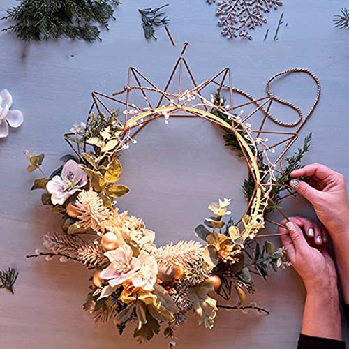 Brateuanoii 12 sztuk, 6 rozmiarów, bambusowy wieniec z drewna, łapacze snów, pierścienie drewniane do majsterkowania, dekoracji wieńców weselnych, łapaczy snów i prac ściennych - obrazek 4