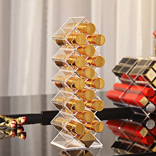 Organizer na pomadki do ust, akrylowy, stojak na pomadki, pionowy stojak na pomadki, kosmetyki, błyszczyk do ust - obrazek 6