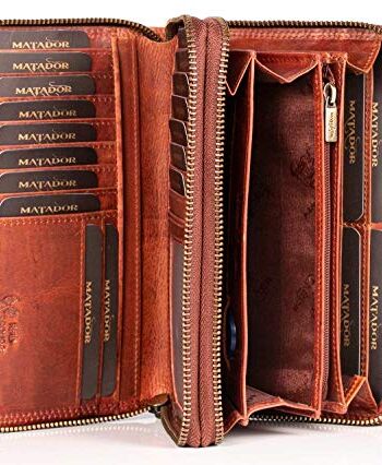 MATADOR Portfel Damski Skórzany #MADRID z Eleganckim Pudełkiem Prezent