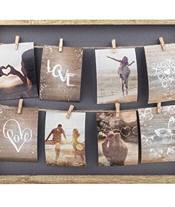 accent by nielsen ramka na zdjęcia kolaż sznurek z klamerkami, 8 zdjęć