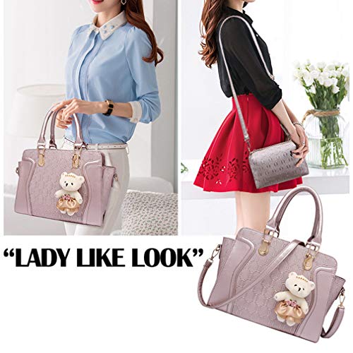 Pahajim Mode handtassen voor Vrouwen Lager Schooltas Met Kleine Portem - obrazek 2