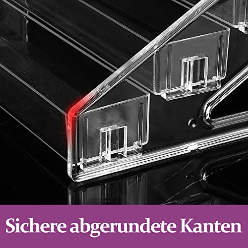 JessLab Lakier do Paznokci Organizator, 5-Tier Clear Akryl Lakier do Paznokci Stojak Uchwyt na Olejki Eteryczne Kosmetyk Gablota Makijaż Organizer Magazynowe na Kosmetyki dla Łazience Próżność Blacie - obrazek 5