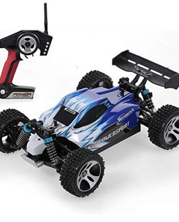 s-idee® 18105 A959 RC auto Buggy Monstertruck 1:18 z 2,4 GHz 50 km/h szybkie, zwrotne, w pełni cyfrowe proporcjonalne 4x4 Allrad WL Toys zdalnie sterowane Buggy Racing Auto