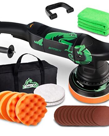 BATOCA 700W Auto Polerka Mimośrodowa,6 Prędkości Zmienna Prędkość,Losowa Ścieżka 21mm,Polerka Rotacyjna,Szlifierka i Polerka,Bogate Akcesoria,Personalizacja (1000-3800 obr/min, Średnica Tarczy 150mm)