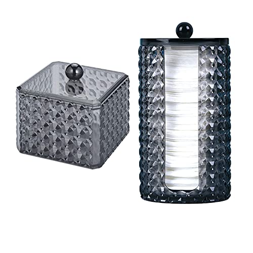 Akrylowe waciki do przechowywania, 2 sztuki, organizer na kosmetyki, p