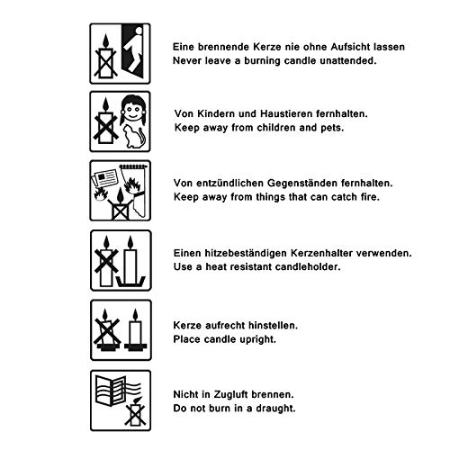 NKlaus 25 x zielony wosk pszczeli 21 cm soty świece stołowe rytualne ś - obrazek 2