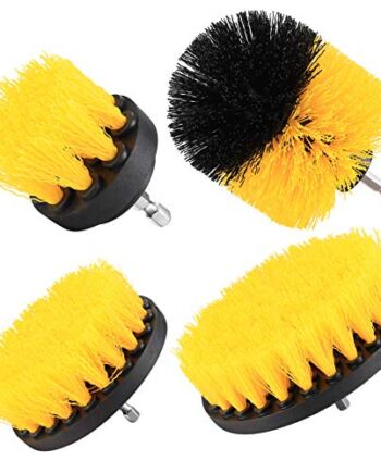 Does not apply Zestaw 4 szczotek do wiertarek, szczotka do szorowania, szczotki do czyszczenia otworów, wnętrza samochodu, dywanu, skóry, tapicerki, czyszczenia szkła