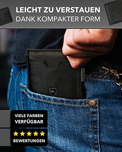 Kronenschein® - Portfel męski z klipsem na pieniądze - portfel RFID - - obrazek 2