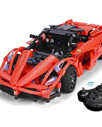 Modbrix Technika 2,4 GHz, zdalnie sterowany samochód, włoski super samochód sportowy, 380 części techniczne
