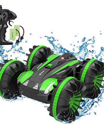 OYMMENEY 4WD zdalnie sterowany samochód, 2,4 GHz, 1/18, wodoszczelny, RC wyczytan, z pilotem zdalnego sterowania 50 m, obrót o 360°, offroad, do ładowania, elektroniczny, do gier, na prezent