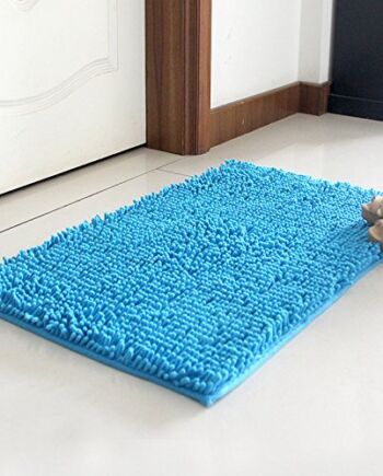 YIQI Mata łazienkowa Shaggy z mikrofibry gąsienicowej, miękka i wygodn