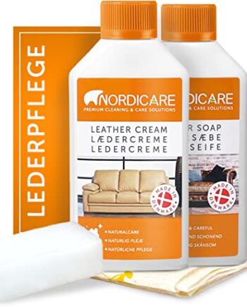 Nordicare Zestaw do pielęgnacji skóry [250 ml] do samochodu, kanapy i