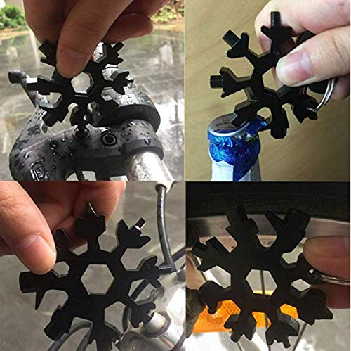 Narzędzie wielofunkcyjne 19 w 1 Outdoor Wallet Gadget Multitool Brelok Narzędzie i Zestaw kieszonkowy - EDC Gear | Akcesoria kempingowe | Multitoole ze stali nierdzewnej | Narzędzia dla mężczyzn | Gadżety dla mężczyzn Nowości Prezenty - obrazek 3